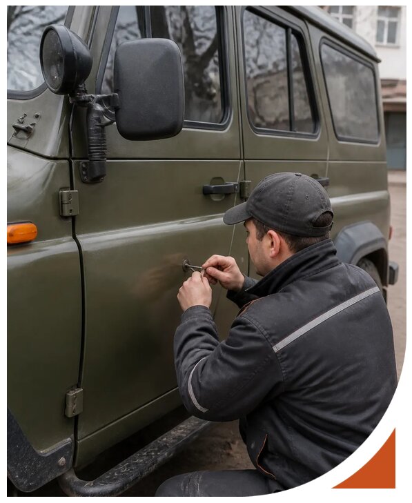 Профессиональное вскрытие автомобиля УАЗ без повреждений в Якутске